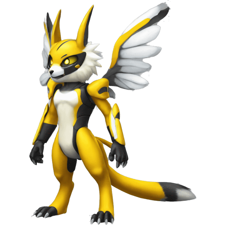 Metabee Renamon full body emoji