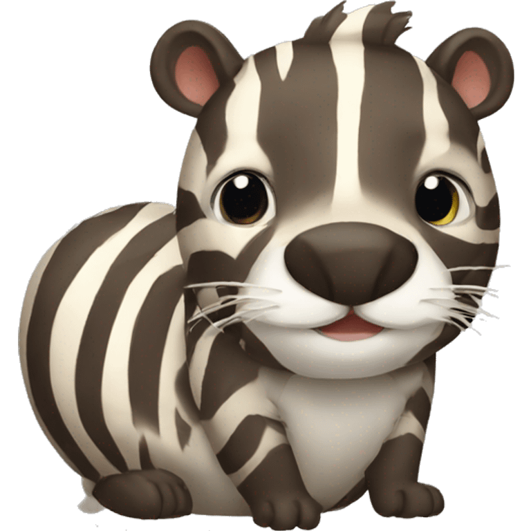 zebra beaver emoji