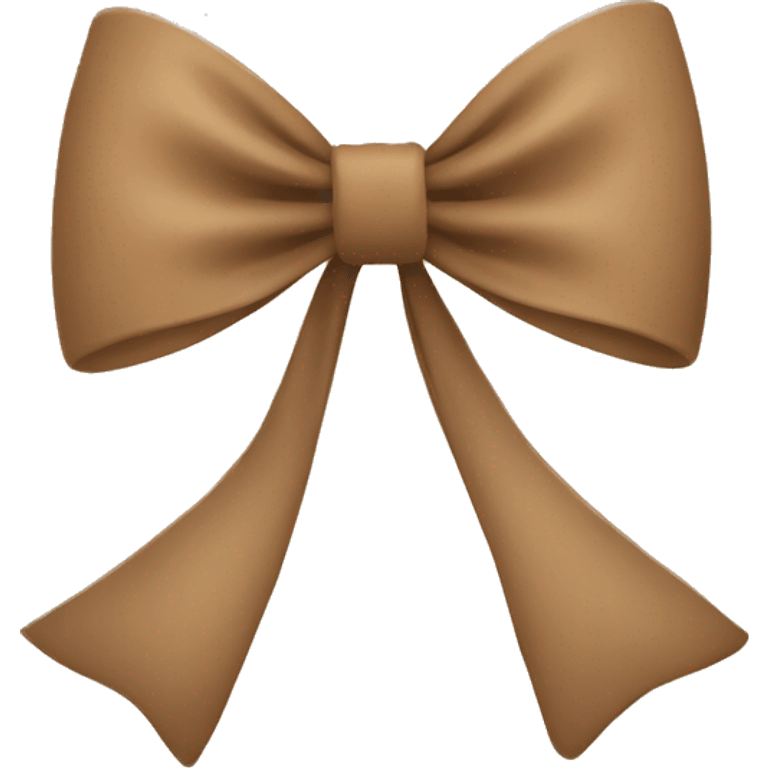 Light brown bow emoji