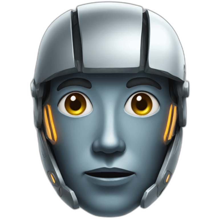 Unique robot emoji