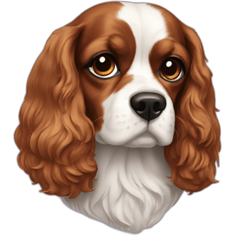 Cavalier dog emoji