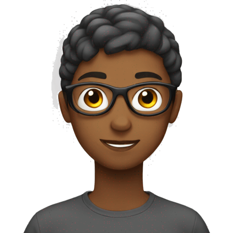 teenager with gadgets  emoji