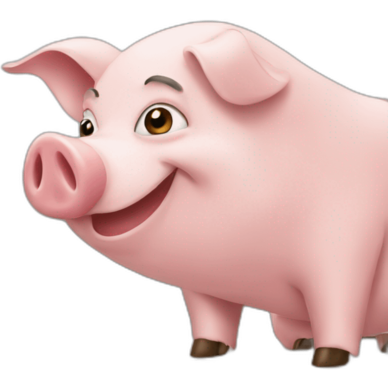 pig at a computer emoji