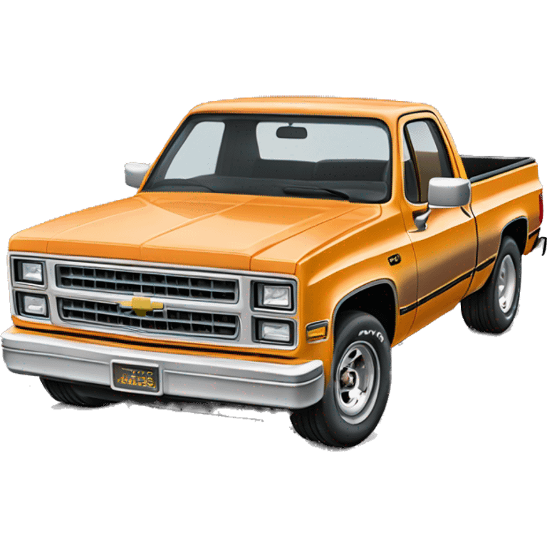 1980 square body Chevy truck emoji