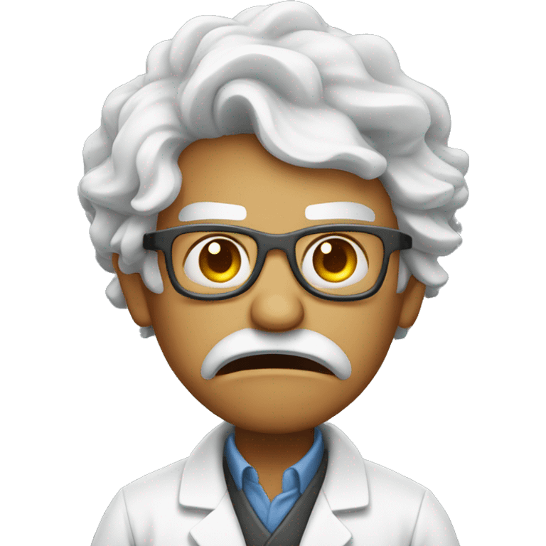 Angry scientist  emoji