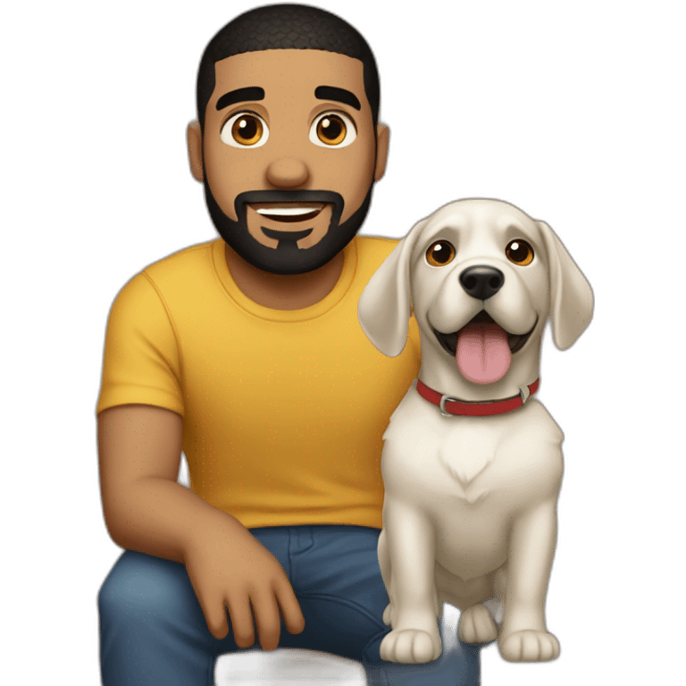 drake with dog emoji