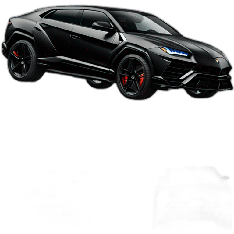 Lamborghini urus noir emoji