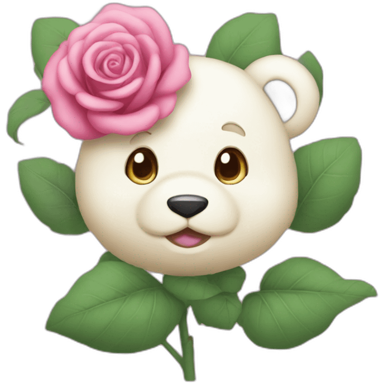 Bisounours rose emoji