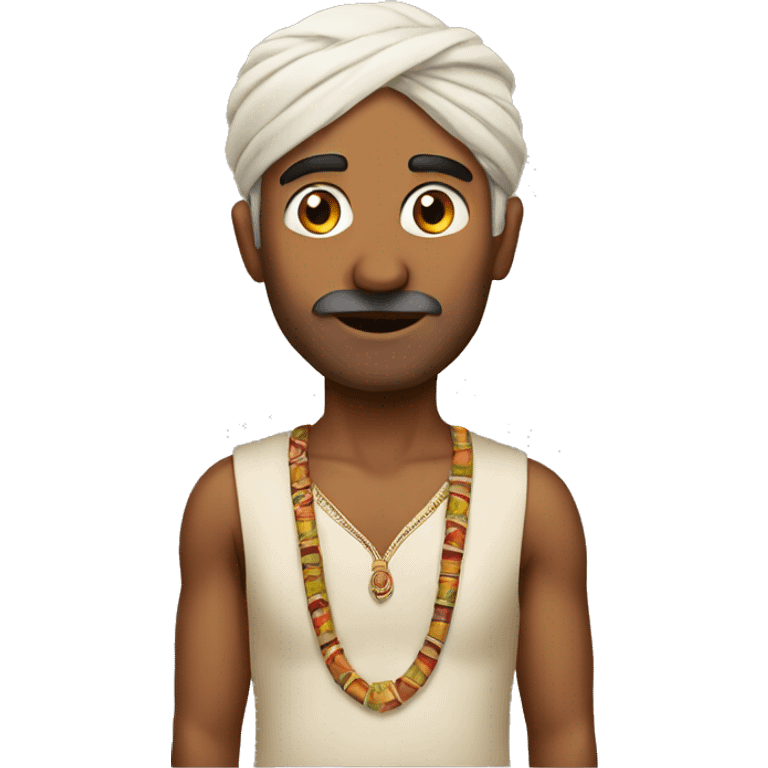 A slim indian emoji