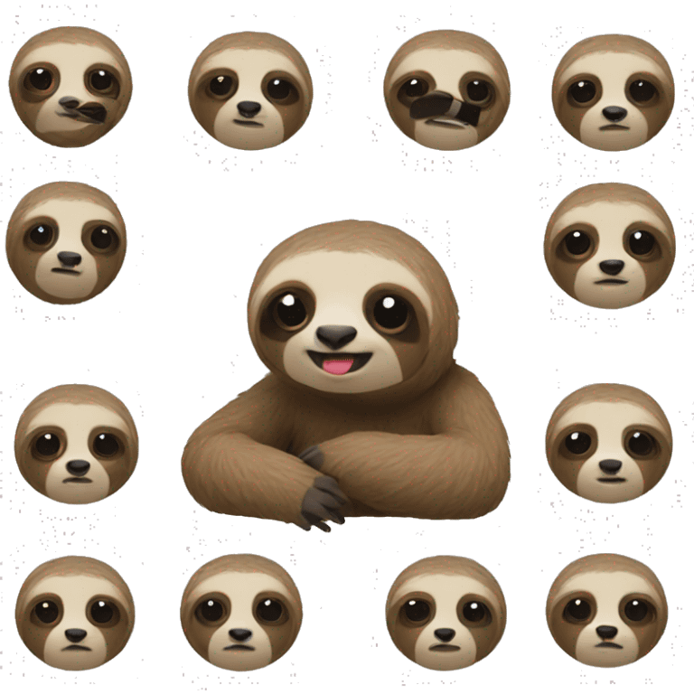 sloth coding emoji