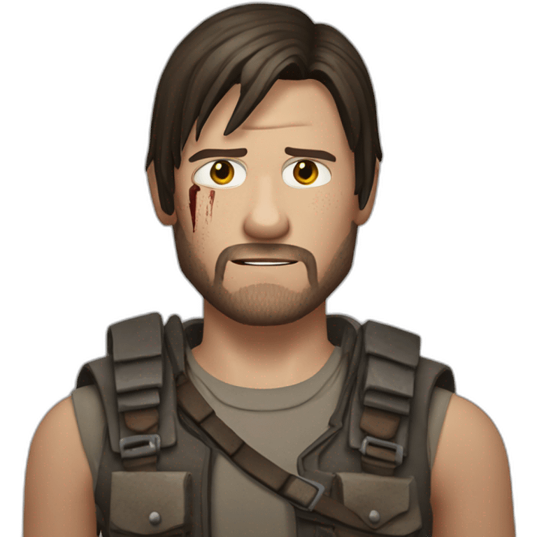 Cabeza de daryl dixon emoji