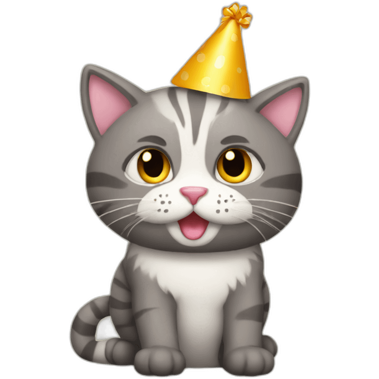 birthday cat emoji