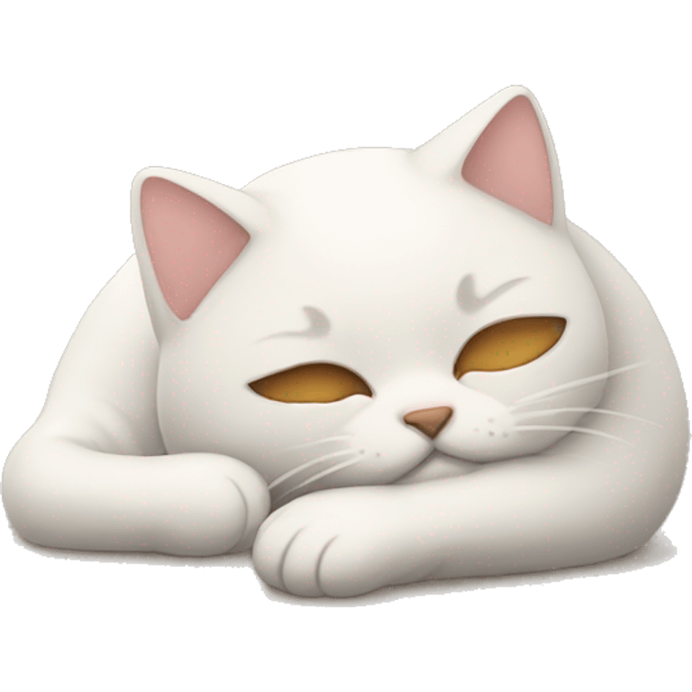 Sleep cat emoji