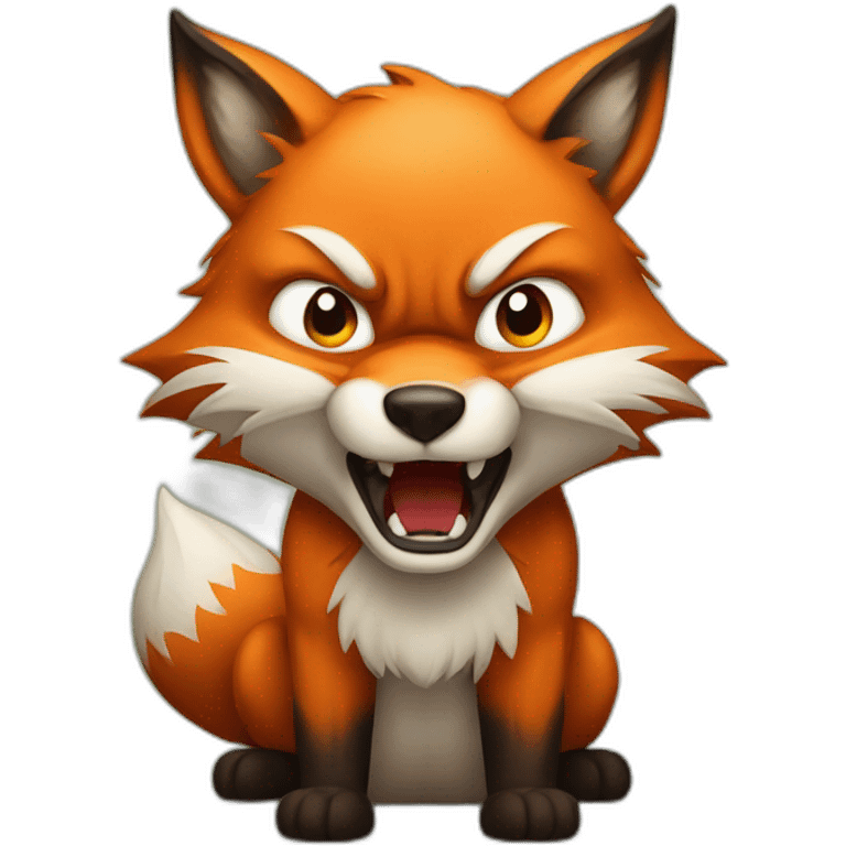 angry fox emoji