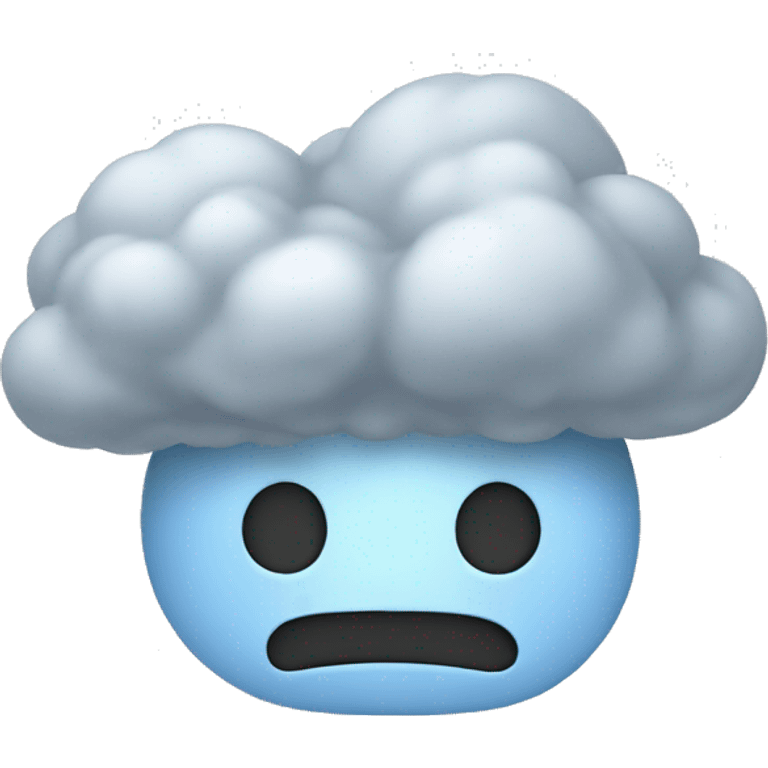 cloud head emoji