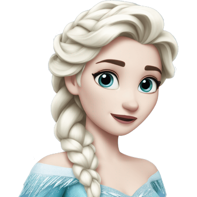 Elsa frozen  emoji