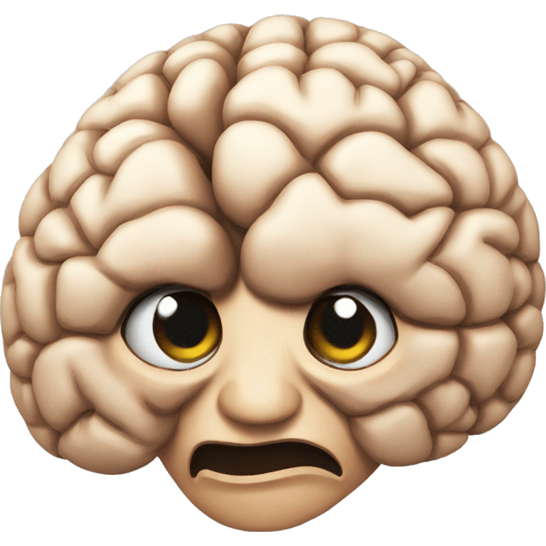 brain stress emoji