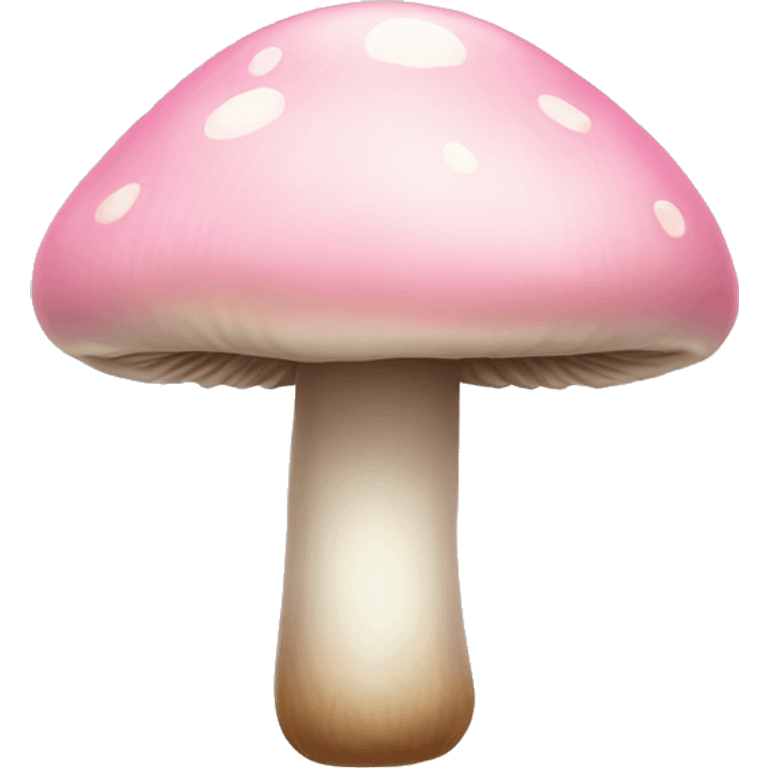 Light pink one mushroom emoji