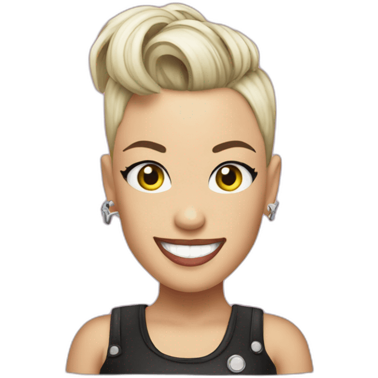 P!nk do à rock sign emoji