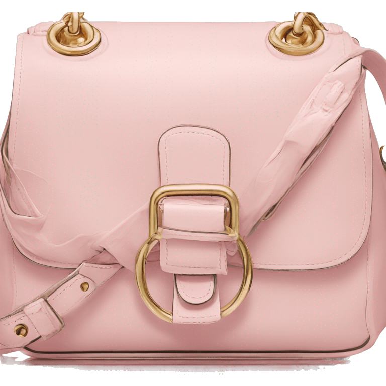 pastel pink coach bag emoji