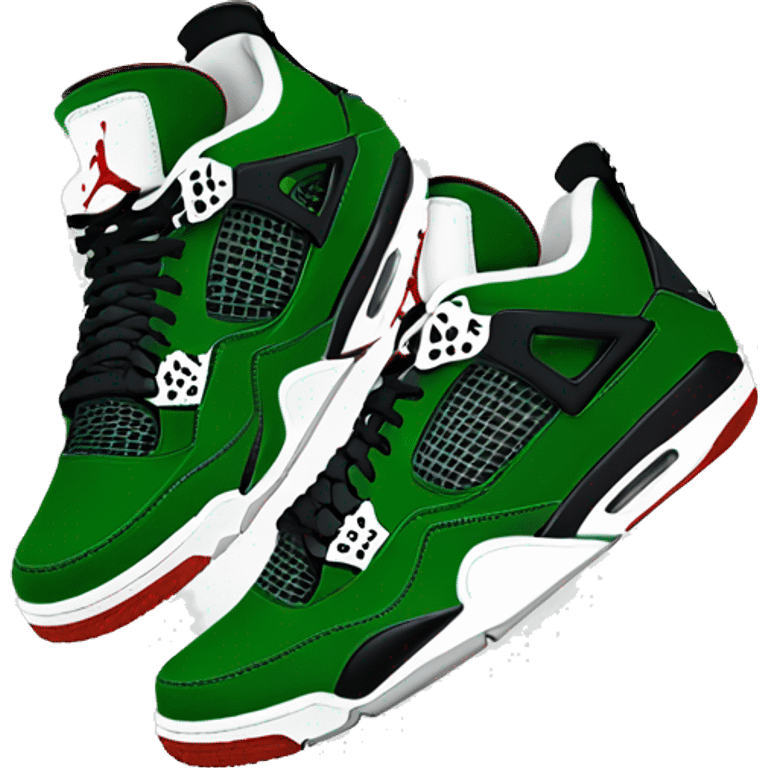 jordan 4 forest green emoji