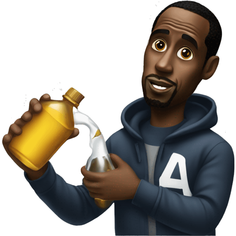 P diddy holding oil emoji