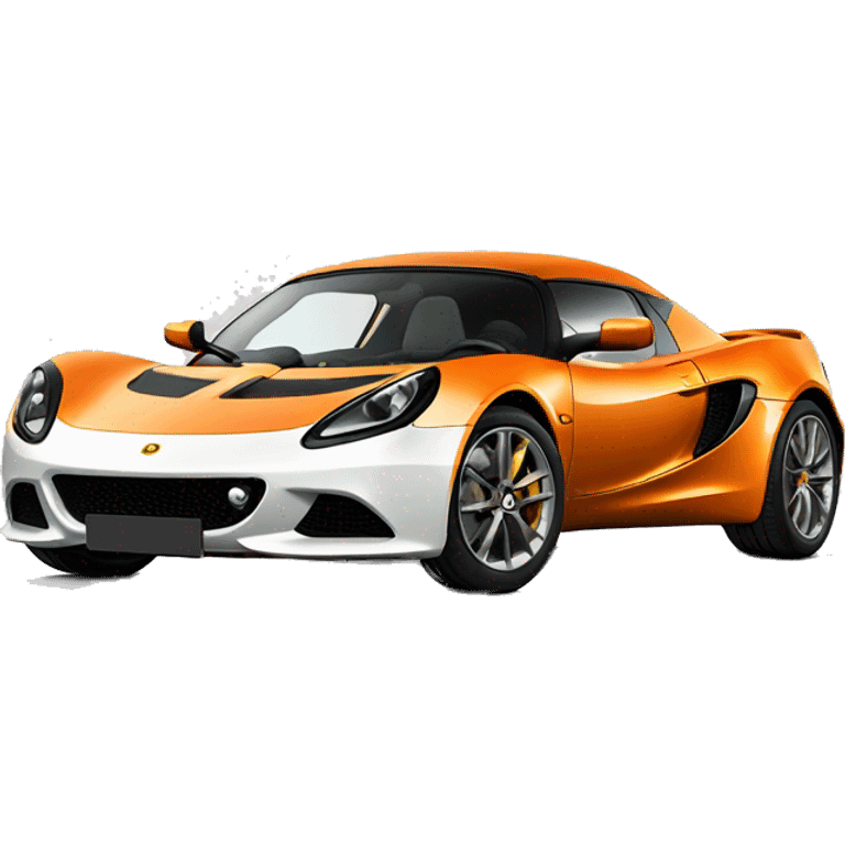 Lotus car orange emoji