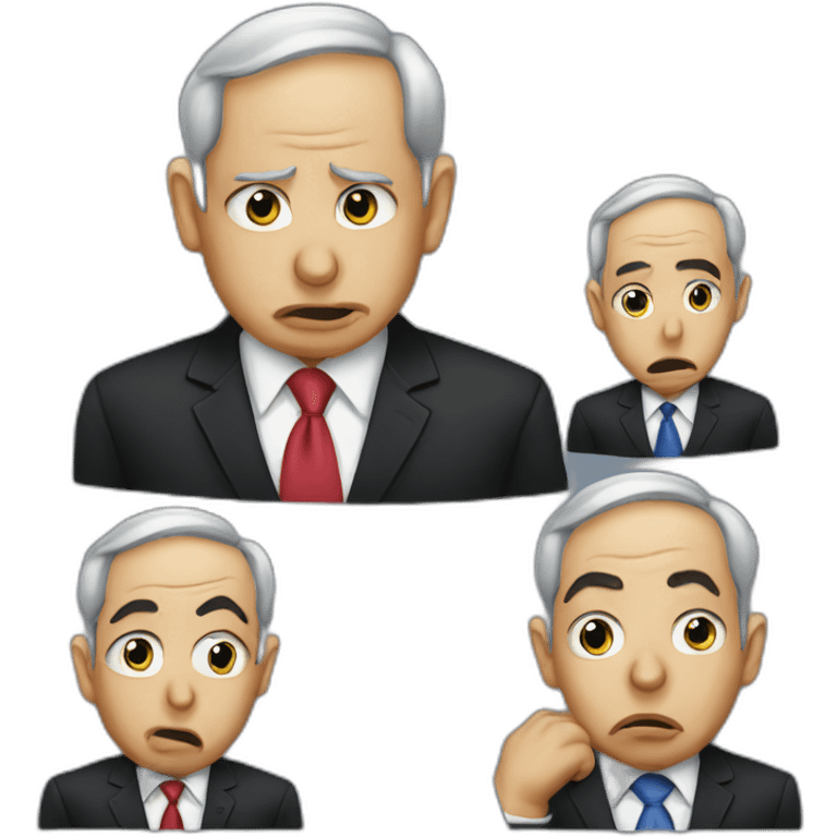 bibi netanyahu cries emoji