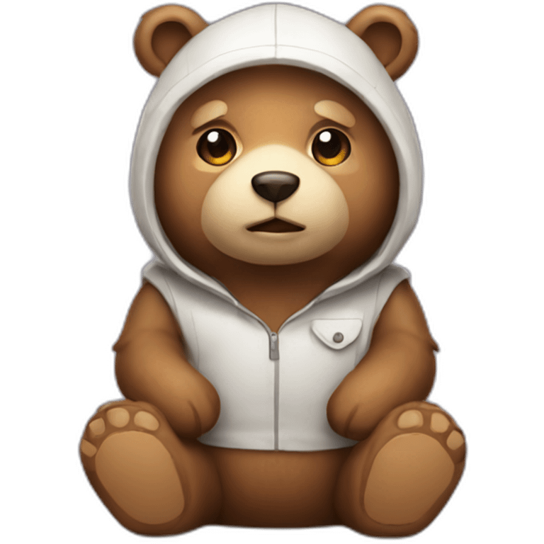 cute bear developer emoji