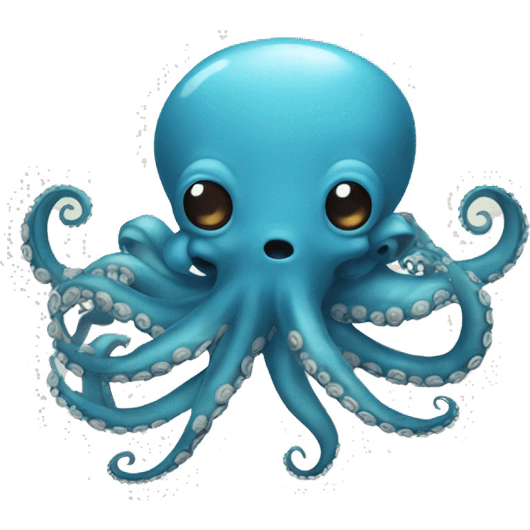 octopus with bow emoji