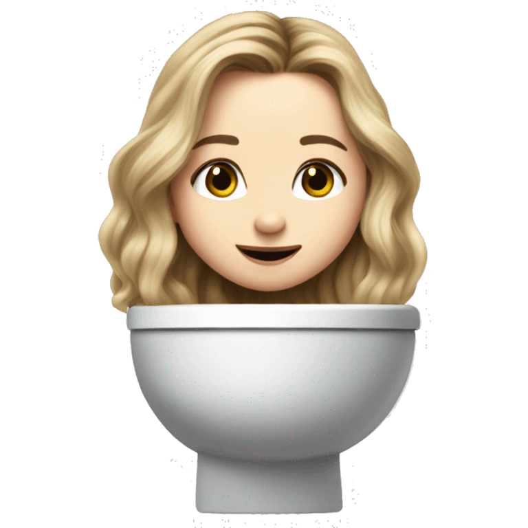 Sabrina carpenter standing on skibdi toilet emoji