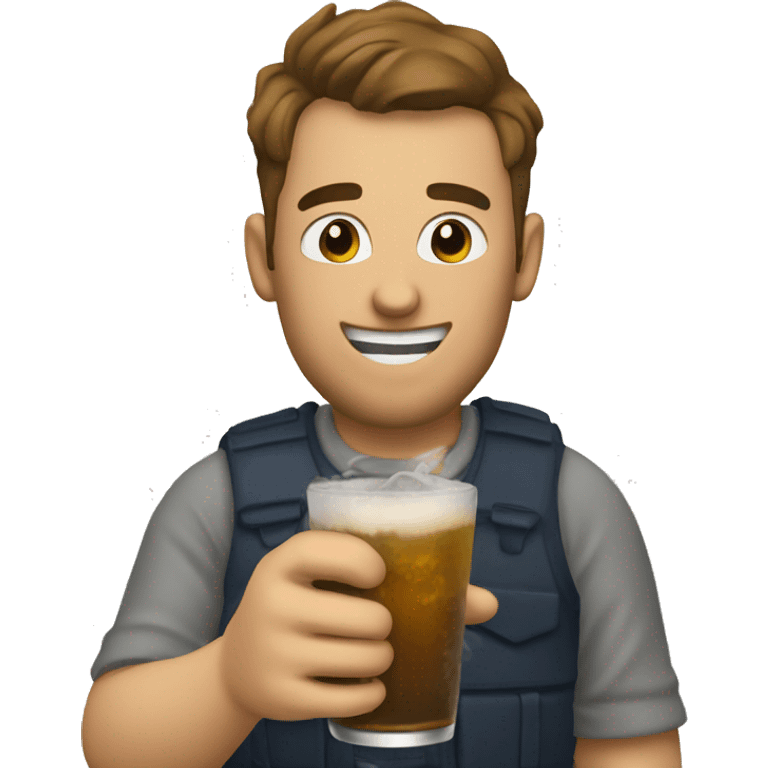 Create a mate with someone drinking it emoji