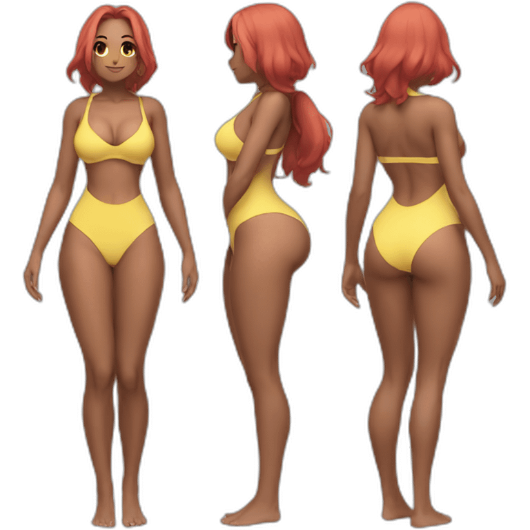 gloria pokemon full body pawg small swimsuit emoji