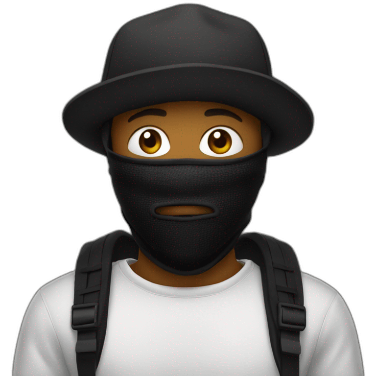 balaklava rapper  emoji