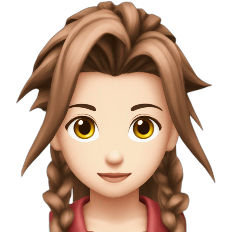 Aerith Gainsborough final fantasy vii emoji