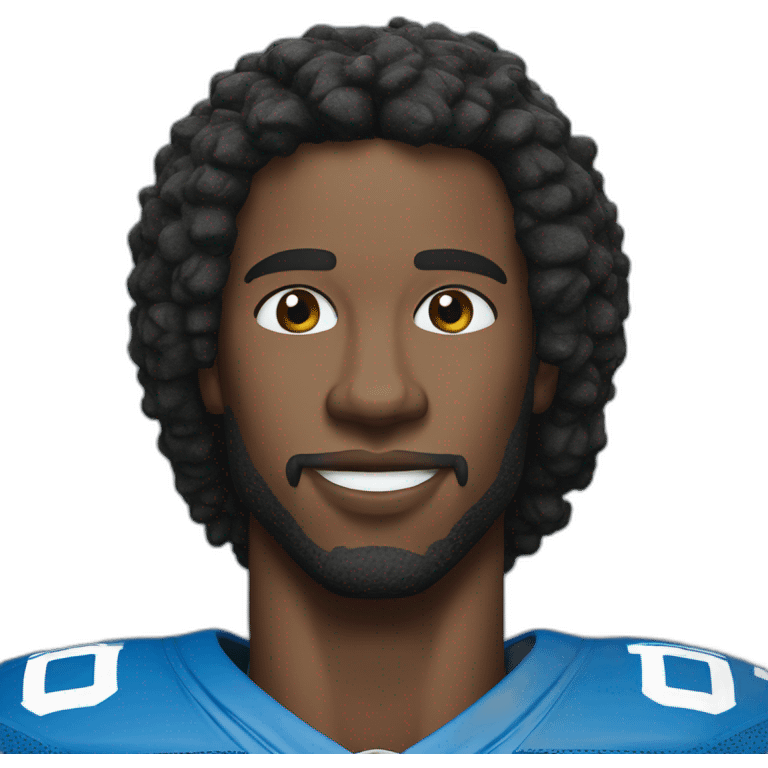 Detroit Lions football player emoji