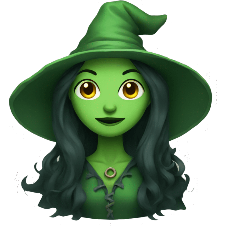 green witch emoji