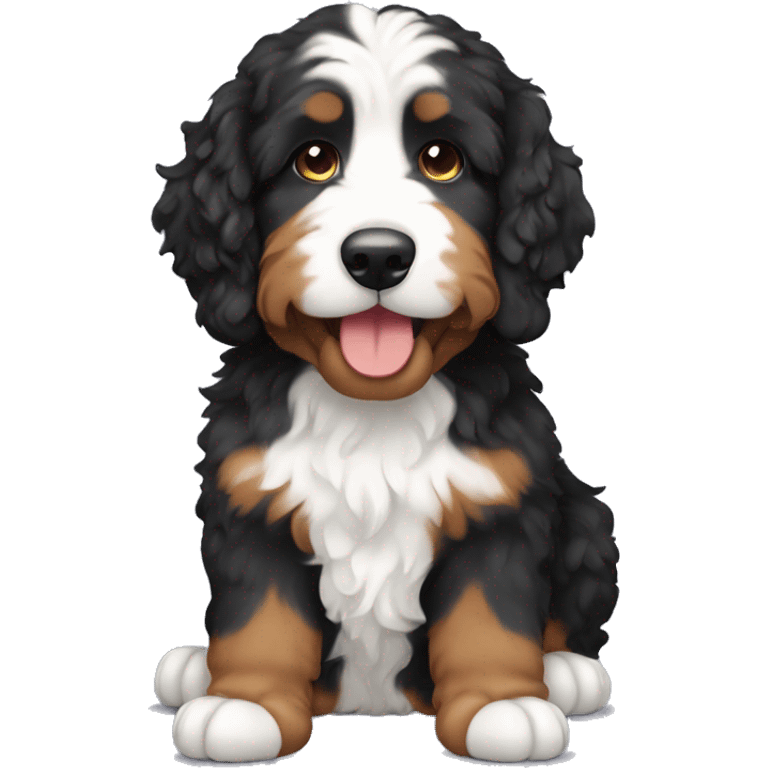 Bernedoodle  emoji