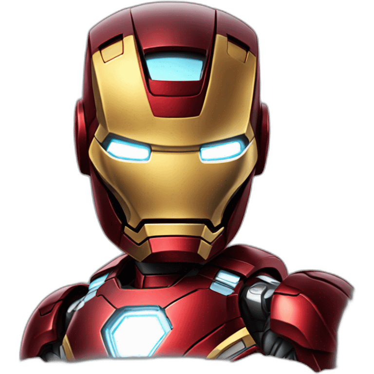 iron man in his mark 85 suit emoji