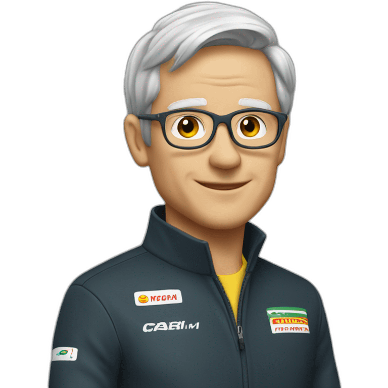 George Russel in Formule 1 emoji