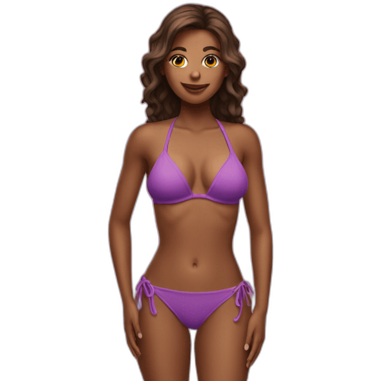 Bikini girl emoji