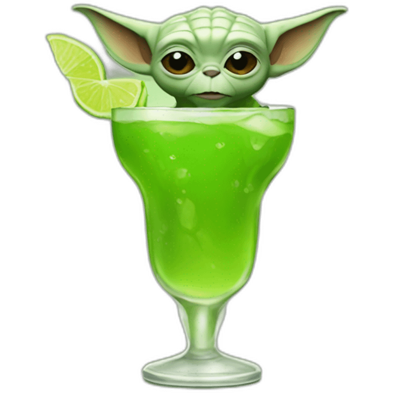 yoda drink bear emoji