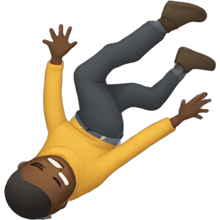 Person falling emoji