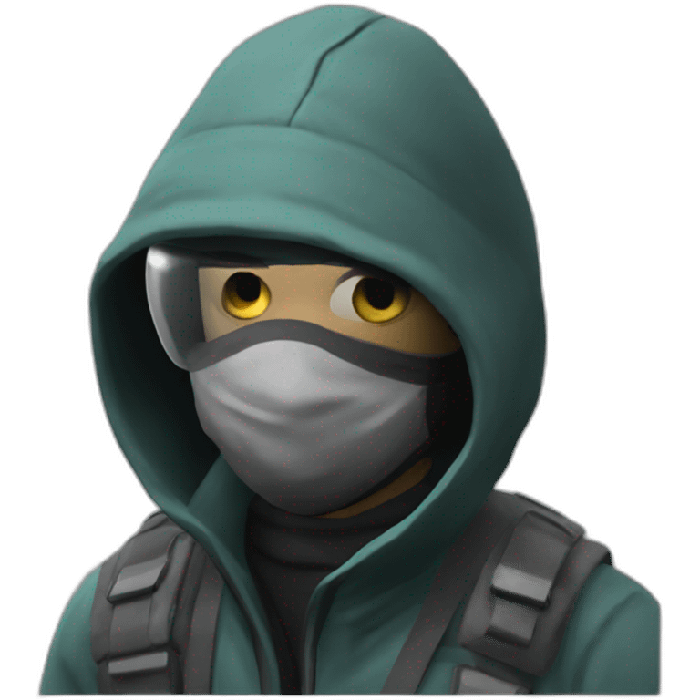 COVID virus as the DayZ game character emoji