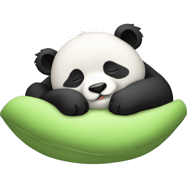 Sleeping panda emoji