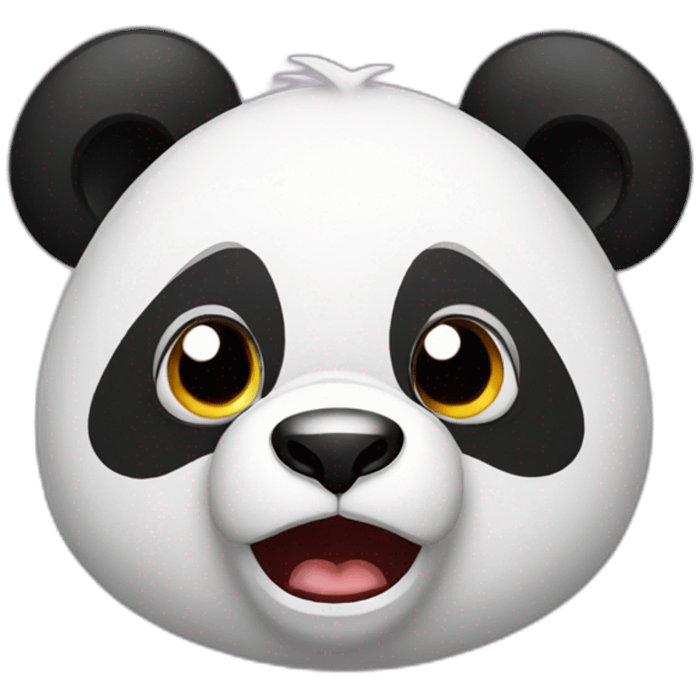 Angry panda emoji