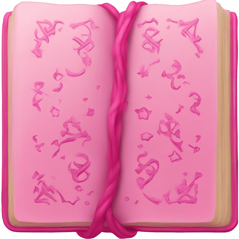 Pink spellbook  emoji