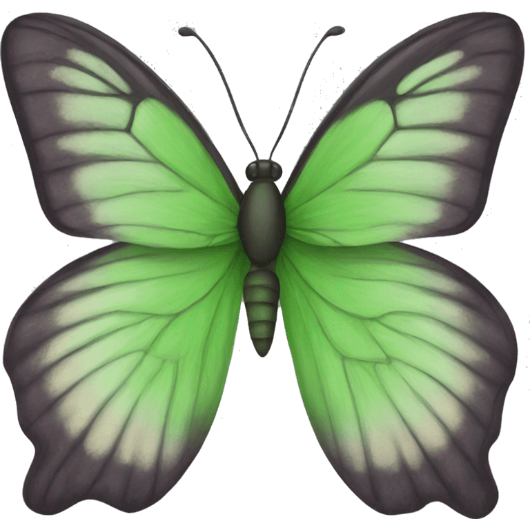 Mariposa verde emoji