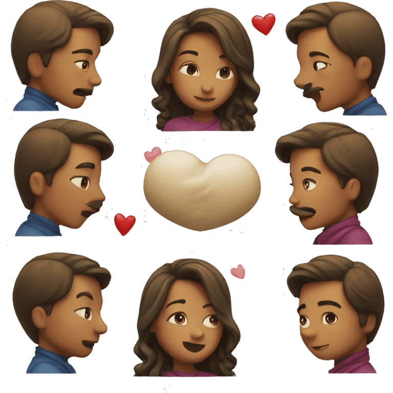 Love kiss emoji