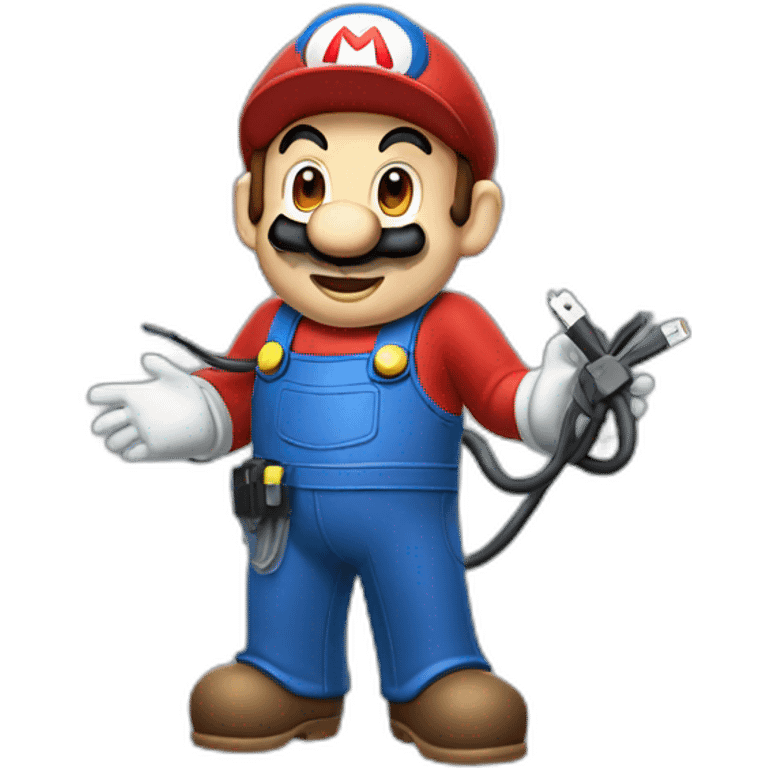 Mario electricista emoji